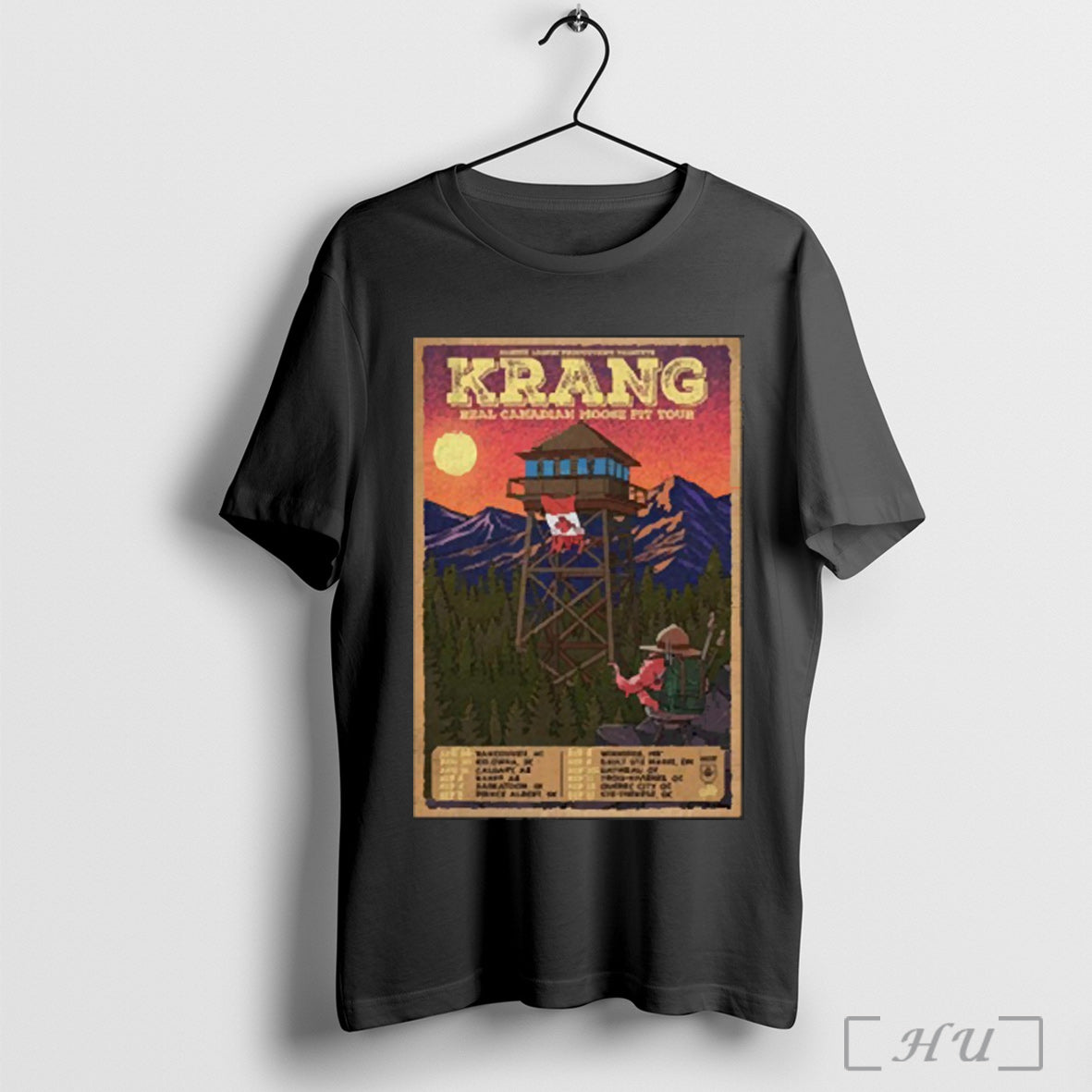 Krang Real Canadian Moose Pit Tour 2025 Funny - Adult & Kids T-Shirts, Sweatshirts & Hoodies apparel design preview 1