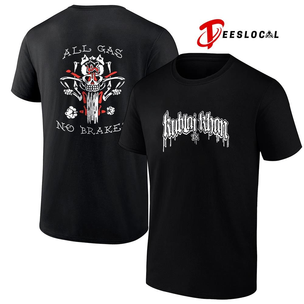 Kublai Khan Tx all gas no brakes graphic - Adult & Kids T-Shirts, Sweatshirts & Hoodies apparel design preview 1