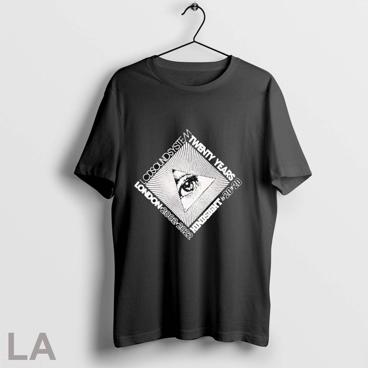 Lcd Soundsystem London 20 Years 2002 2022 Eye - Adult & Kids T-Shirts, Sweatshirts & Hoodies apparel design preview 1
