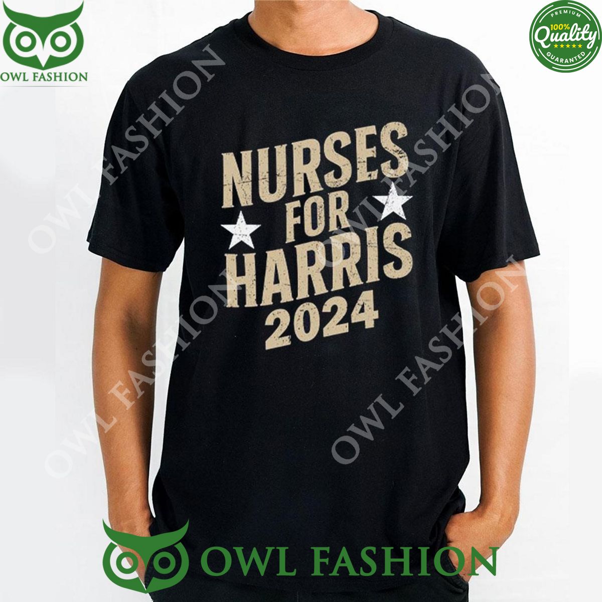 Nurses For Kamala Harris 2024 - Adult & Kids T-Shirts, Sweatshirts & Hoodies apparel design preview 1
