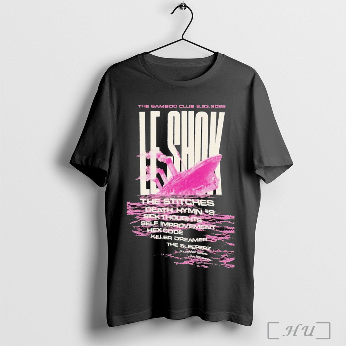 Le Shok The Bamboo Club Aug 23 2025 - Adult & Kids T-Shirts, Sweatshirts & Hoodies apparel design preview 1