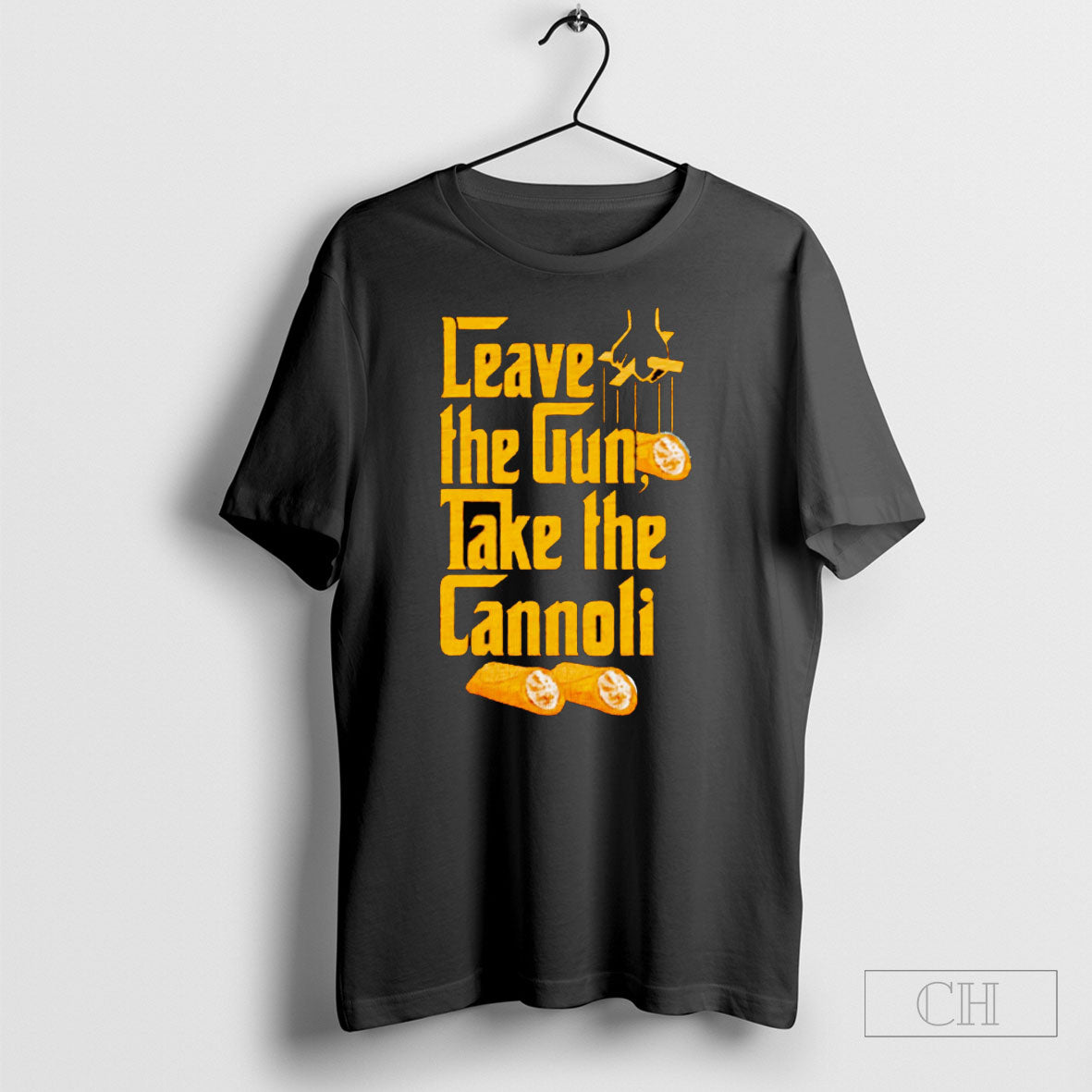 Leave The Gun Take Cannoli Teee - Adult & Kids T-Shirts, Sweatshirts & Hoodies apparel design preview 1