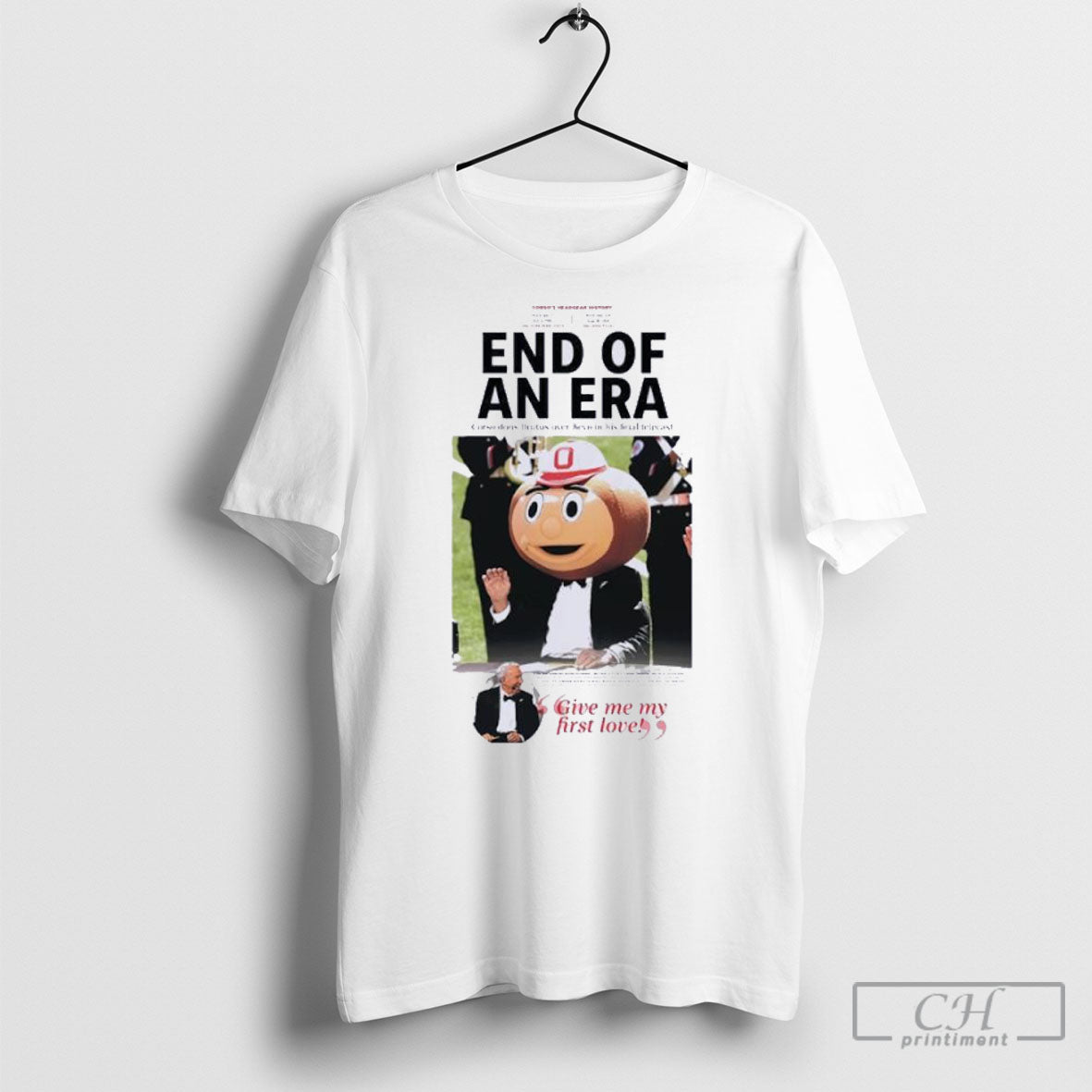Lee Corso End Of An Era Give Me My First Love - Adult & Kids T-Shirts, Sweatshirts & Hoodies apparel design preview 1