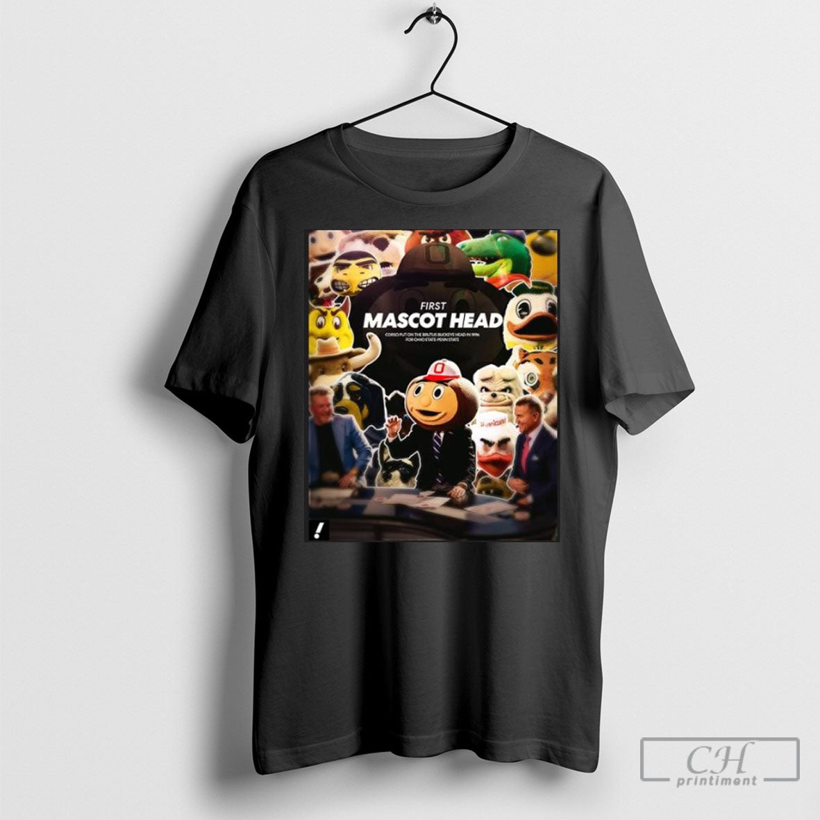 Lee Corso First Mascot Head College Gameday - Adult & Kids T-Shirts, Sweatshirts & Hoodies apparel design preview 1