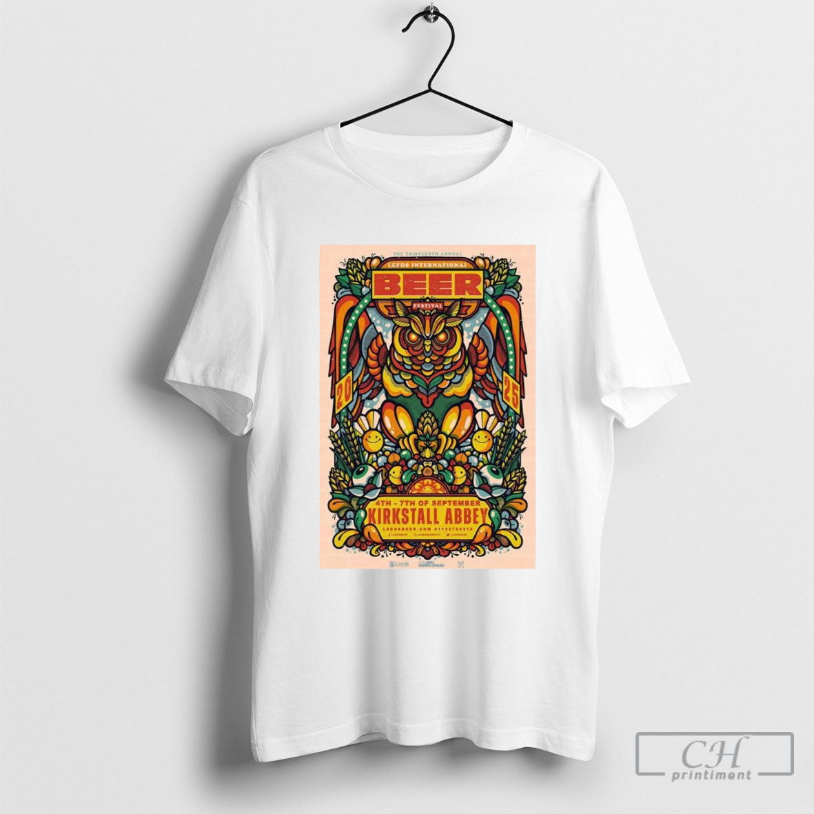 Leeds International Beer Festival 4th 7th September - Adult & Kids T-Shirts, Sweatshirts & Hoodies apparel design preview 1