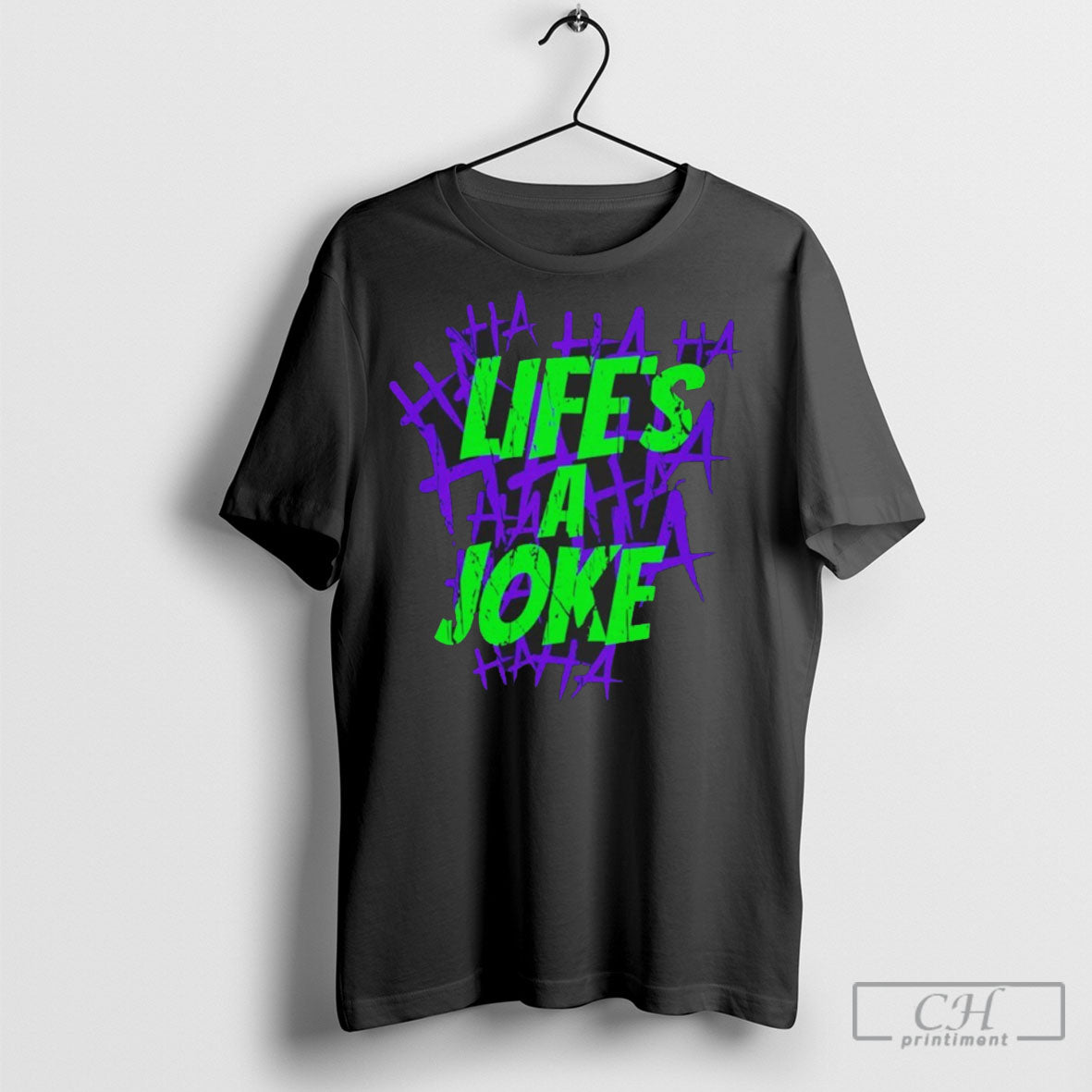 Lifes A Joke Joker Inspired - Adult & Kids T-Shirts, Sweatshirts & Hoodies apparel design preview 1