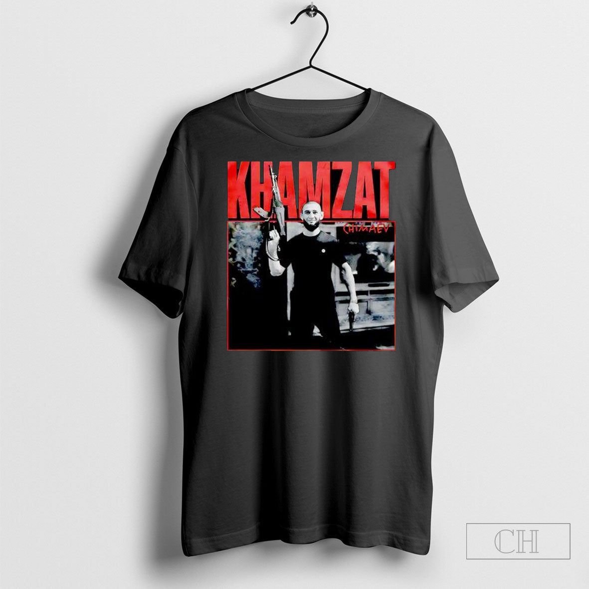 Limited Khamzat Chimaev Guns - Adult & Kids T-Shirts, Sweatshirts & Hoodies apparel design preview 1