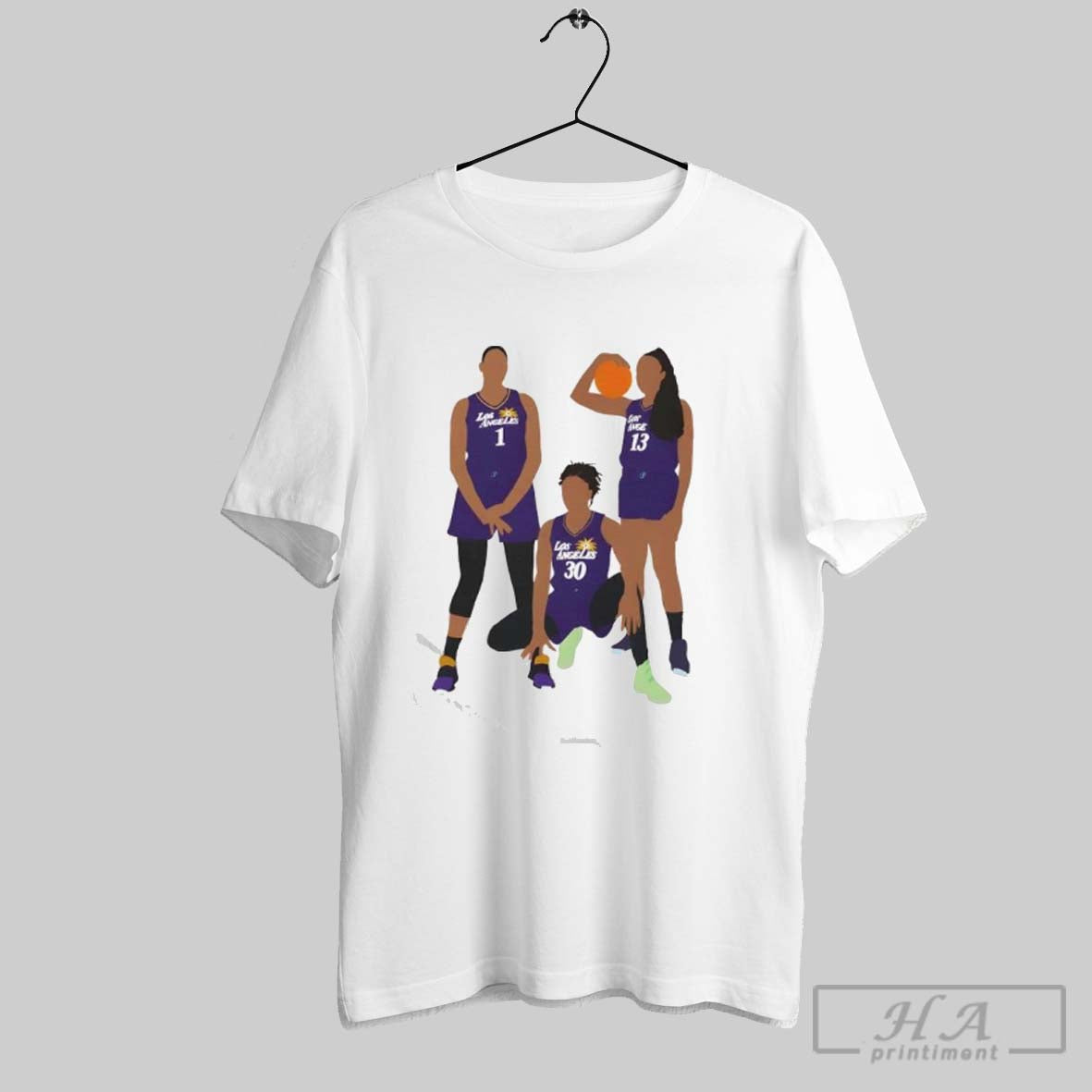 Liz Cambage Chiney Ogwumike Nneka Los Angeles Lakers - Adult & Kids T-Shirts, Sweatshirts & Hoodies apparel design preview 1