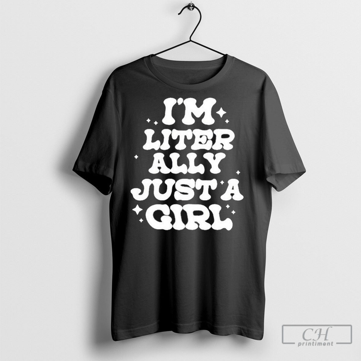 Lol Podcast Im Literally Just A Girl - Adult & Kids T-Shirts, Sweatshirts & Hoodies apparel design preview 1