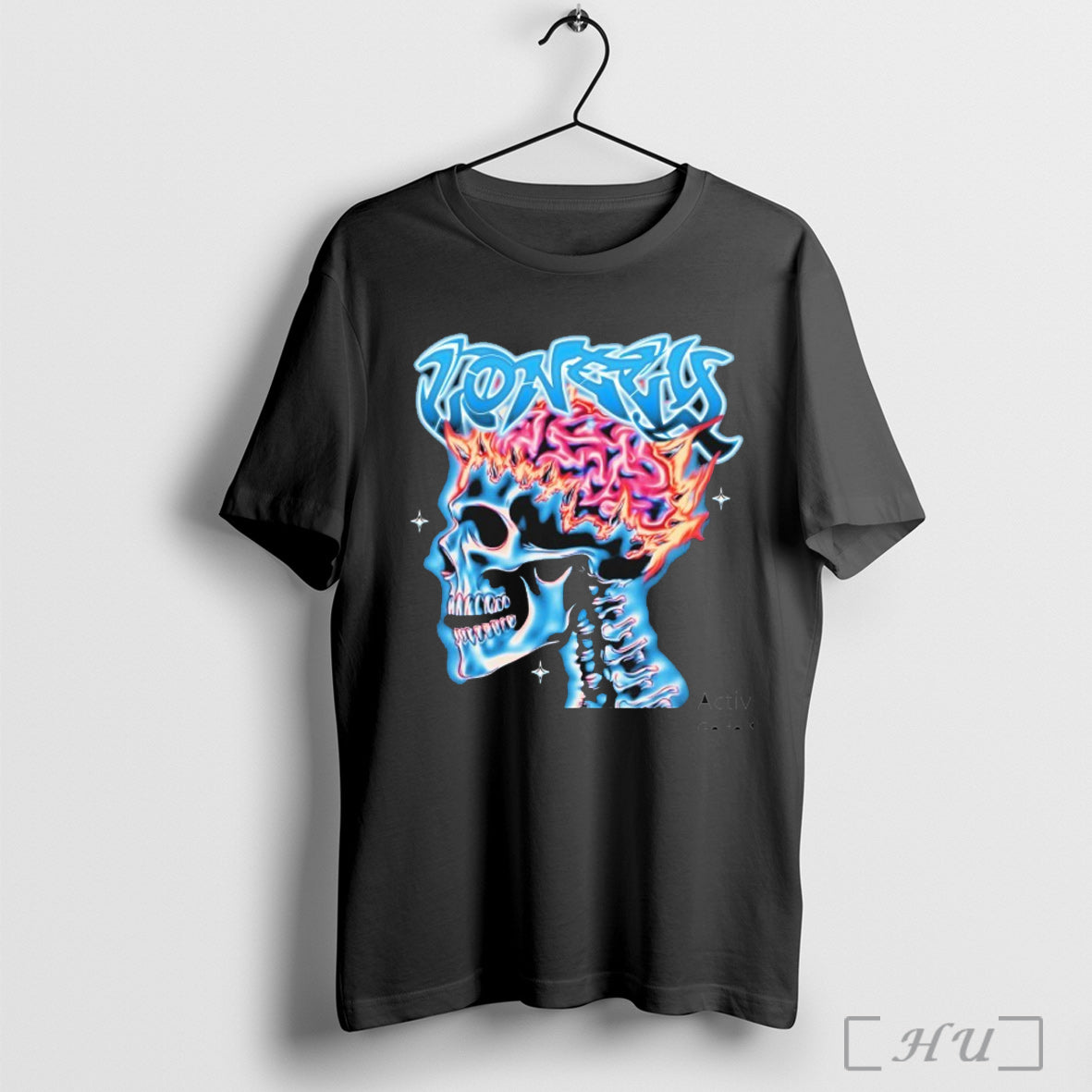 Lonely Hearts Club No Guts Glory Skull - Adult & Kids T-Shirts, Sweatshirts & Hoodies apparel design preview 1