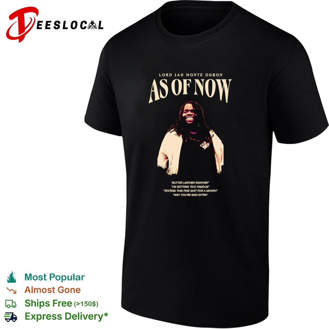 Lord Jah Monte Ogbon portrait as of now - Adult & Kids T-Shirts, Sweatshirts & Hoodies apparel design preview 1
