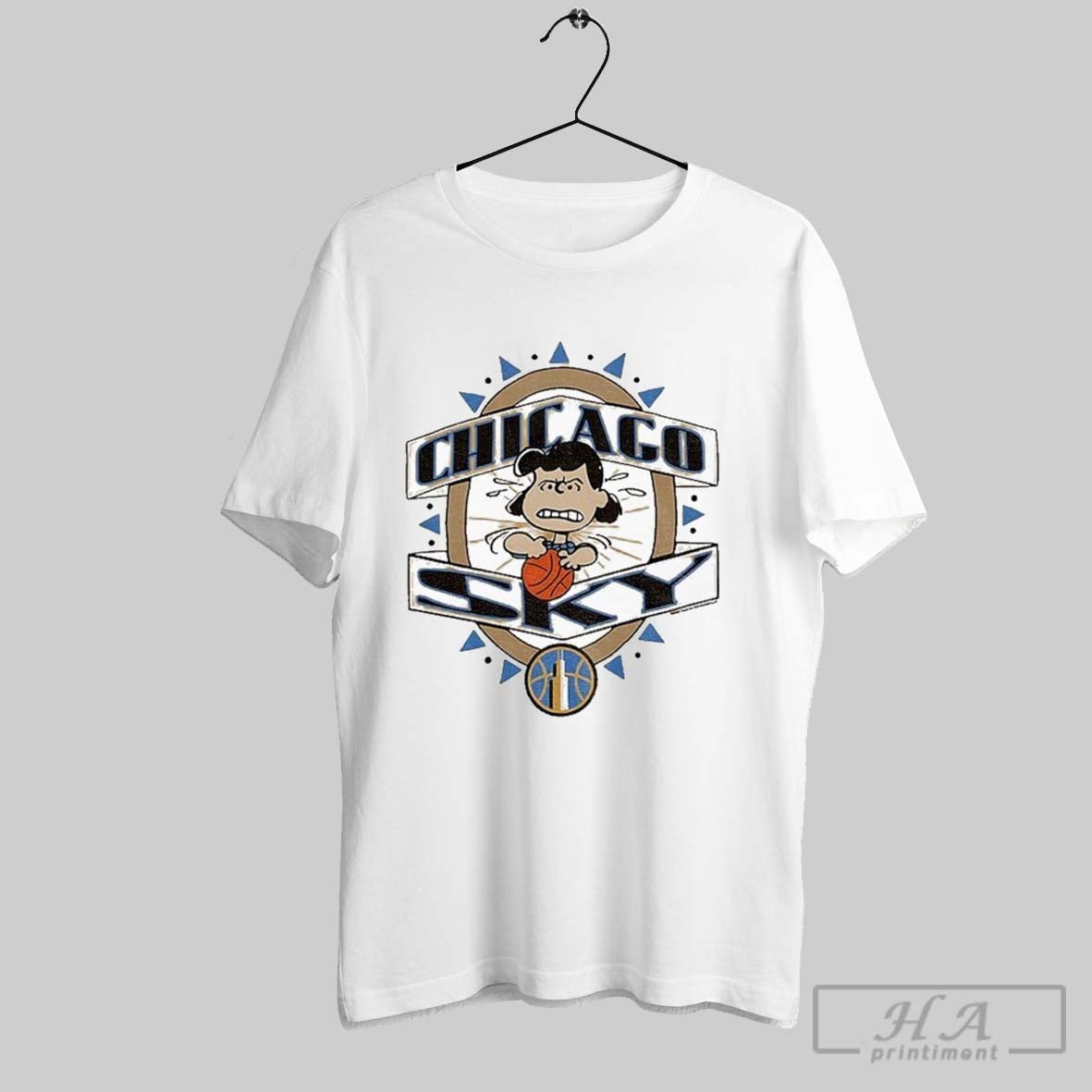 Lucy X Chicago Sky The Peanuts - Adult & Kids T-Shirts, Sweatshirts & Hoodies apparel design preview 1