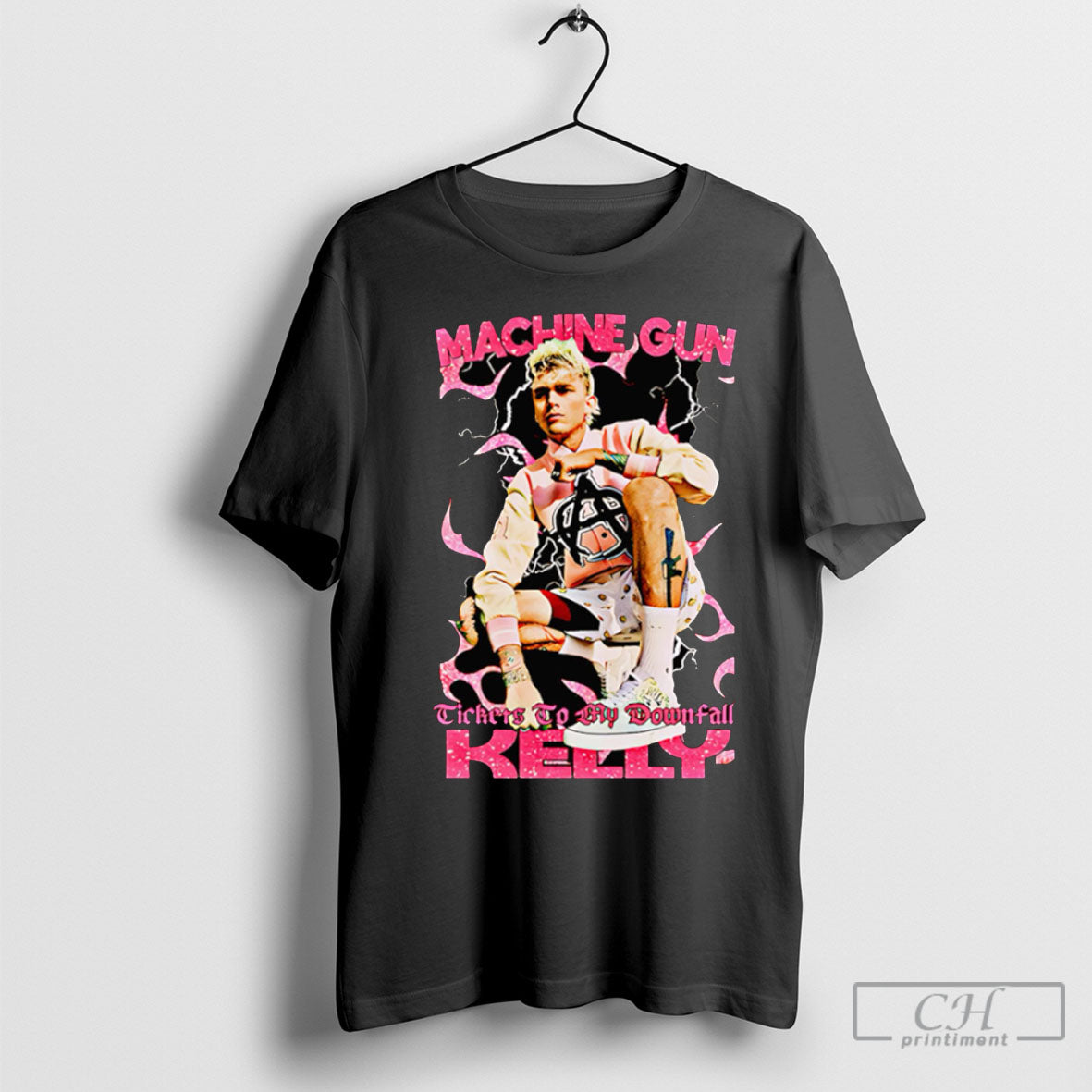 Machine Gun Kelly Tickets To My Downfall - Adult & Kids T-Shirts, Sweatshirts & Hoodies apparel design preview 1