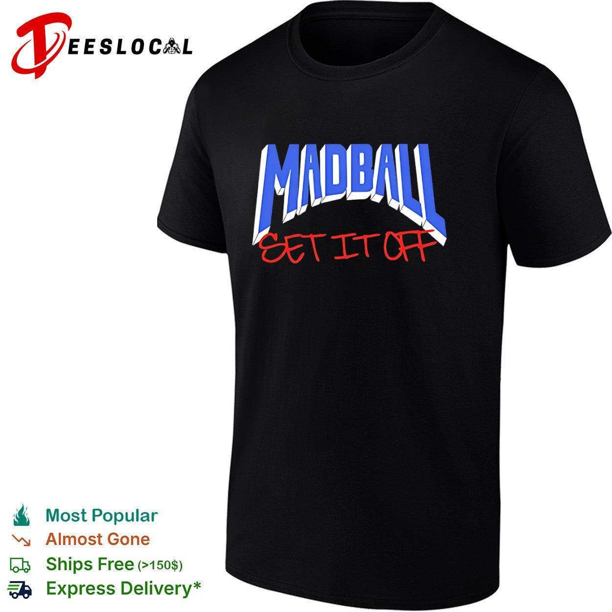 Madball Set It Off Hardcore NYHC - Adult & Kids T-Shirts, Sweatshirts & Hoodies apparel design preview 1