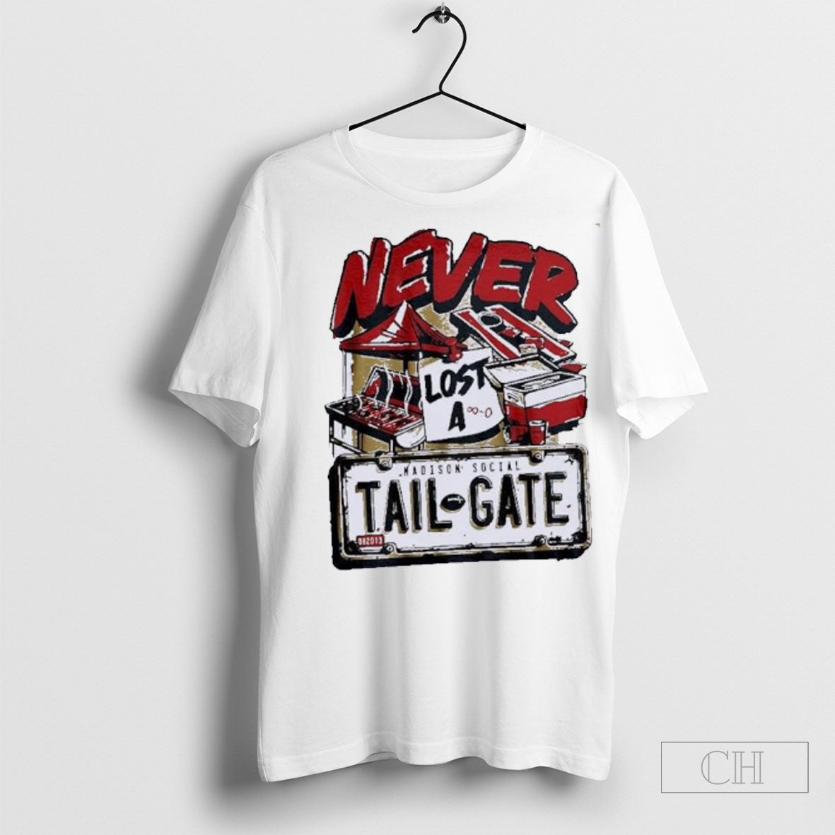 Madison Social Never Lost A Tailgate - Adult & Kids T-Shirts, Sweatshirts & Hoodies apparel design preview 1
