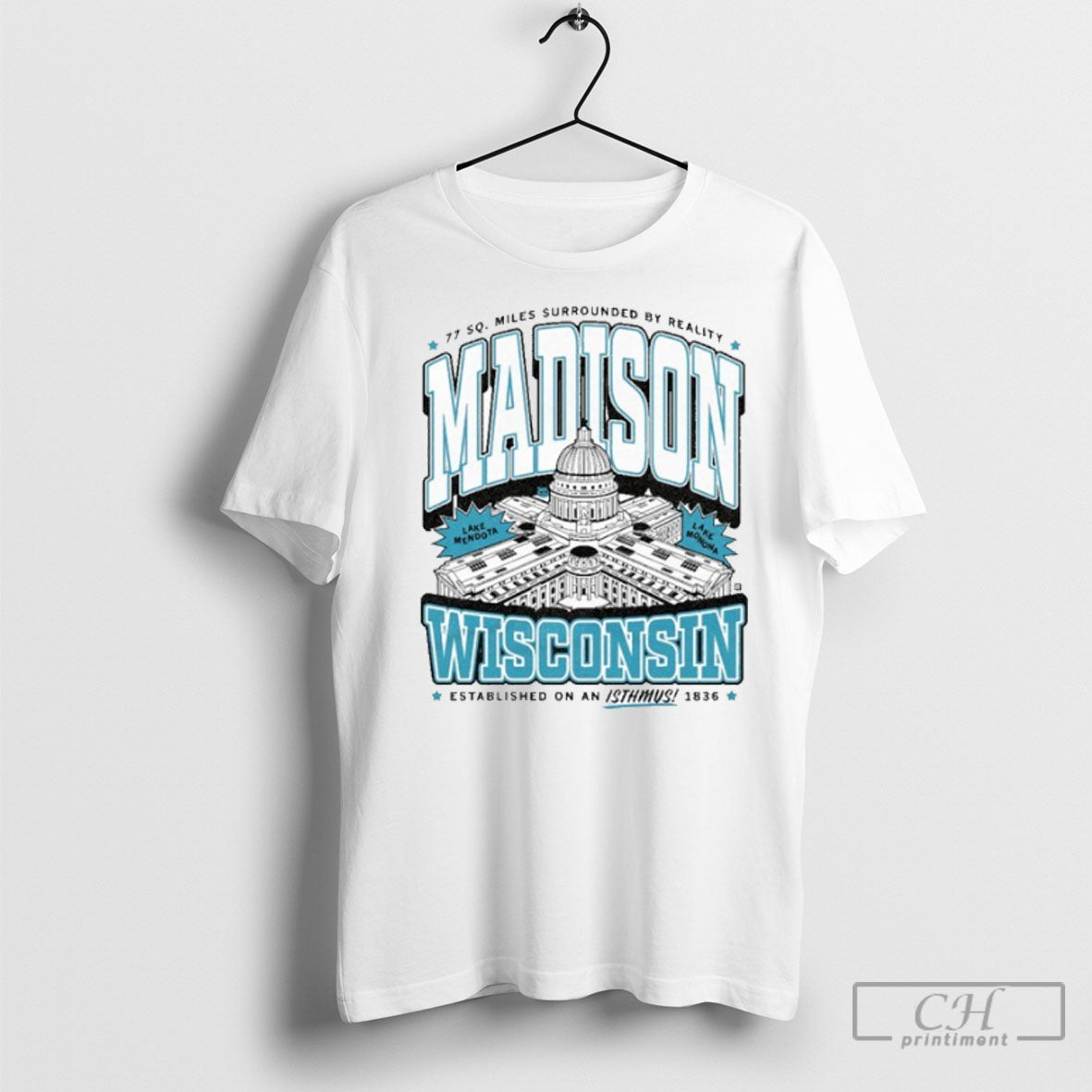 Madison Wisconsin Max Collegiate - Adult & Kids T-Shirts, Sweatshirts & Hoodies apparel design preview 1