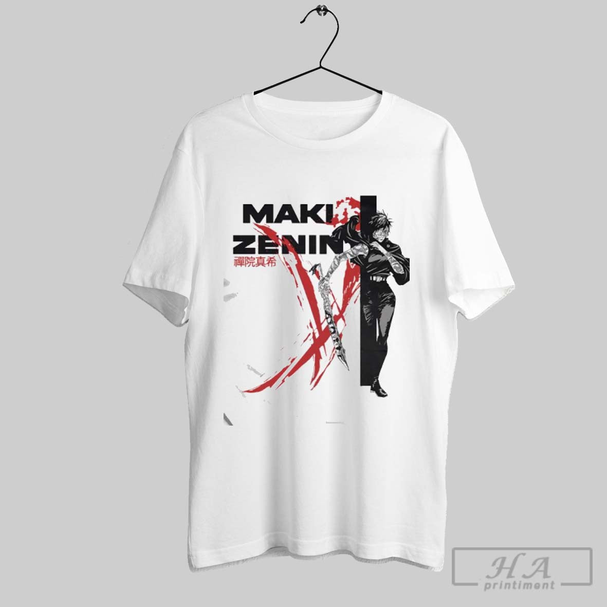 Maki Zenin Anime And Manga Series Jujutsu Kaisen - Adult & Kids T-Shirts, Sweatshirts & Hoodies apparel design preview 1
