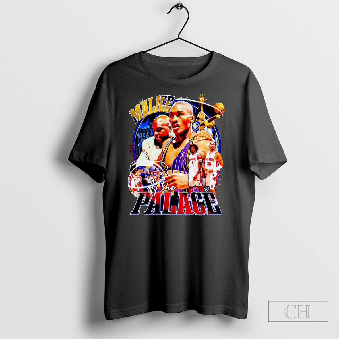 Malice At The Palace Nba Vintage - Adult & Kids T-Shirts, Sweatshirts & Hoodies apparel design preview 1