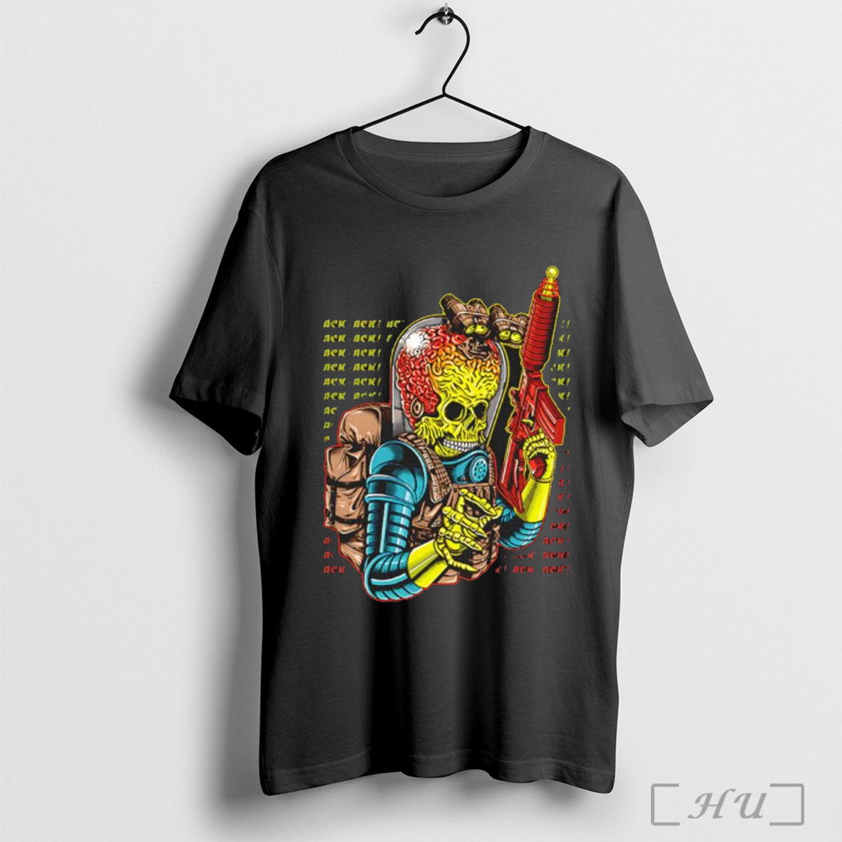 Mars Attacks Tactical Ack With Gun - Adult & Kids T-Shirts, Sweatshirts & Hoodies apparel design preview 1