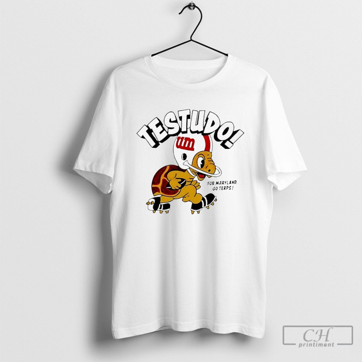 Maryland Testudo For Go Terps - Adult & Kids T-Shirts, Sweatshirts & Hoodies apparel design preview 1