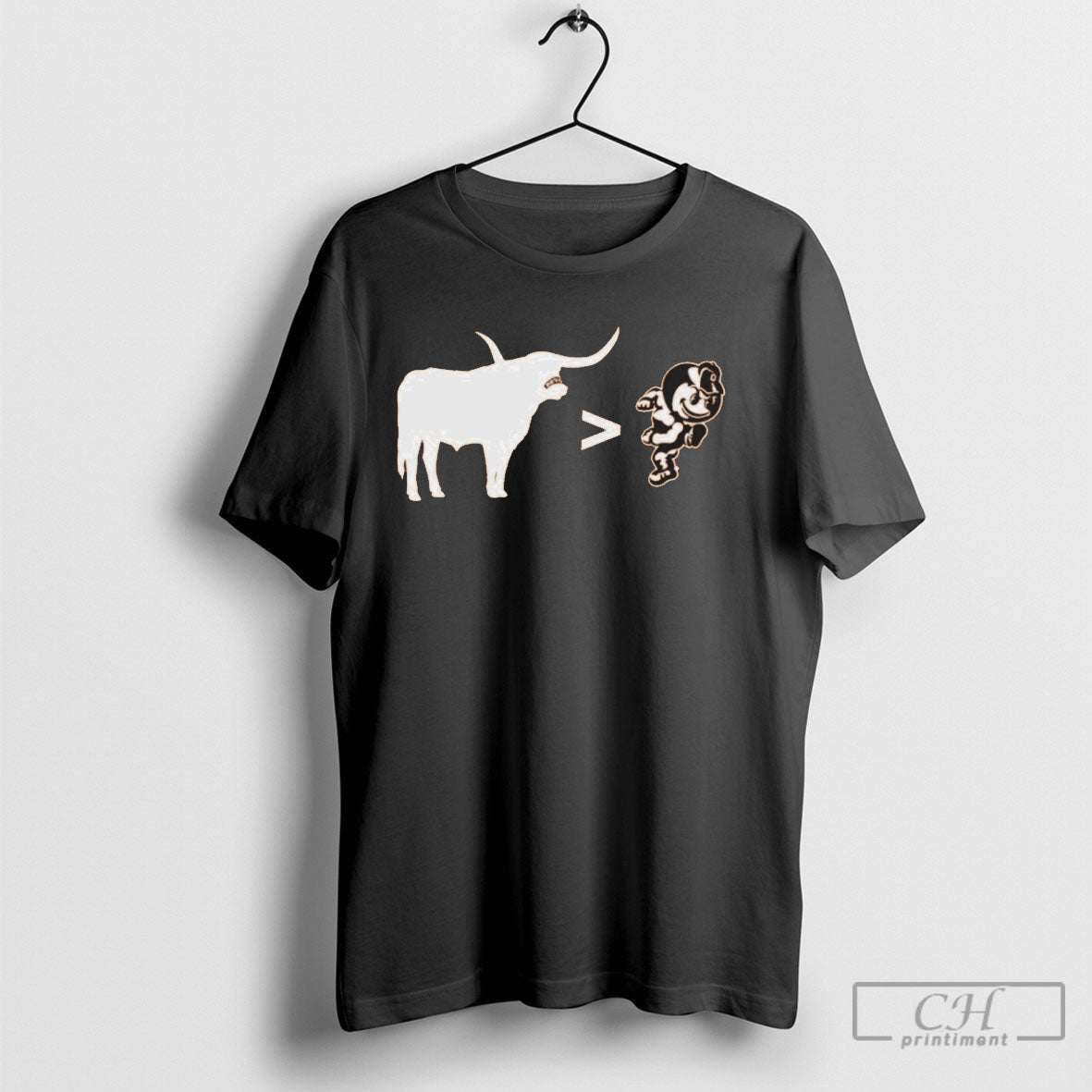 Mascot Bevo Greater Than Brutus Buckeye - Adult & Kids T-Shirts, Sweatshirts & Hoodies apparel design preview 1