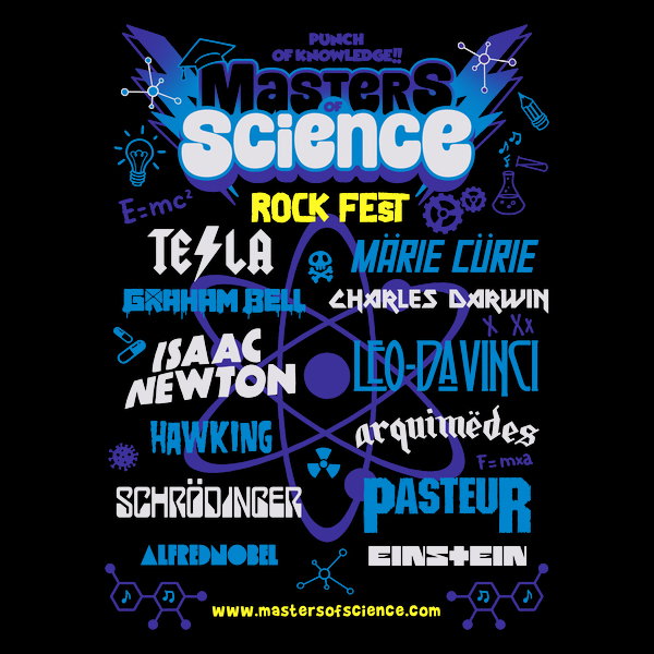 Masters Of Science - Adult & Kids T-Shirts, Sweatshirts & Hoodies apparel design preview 1