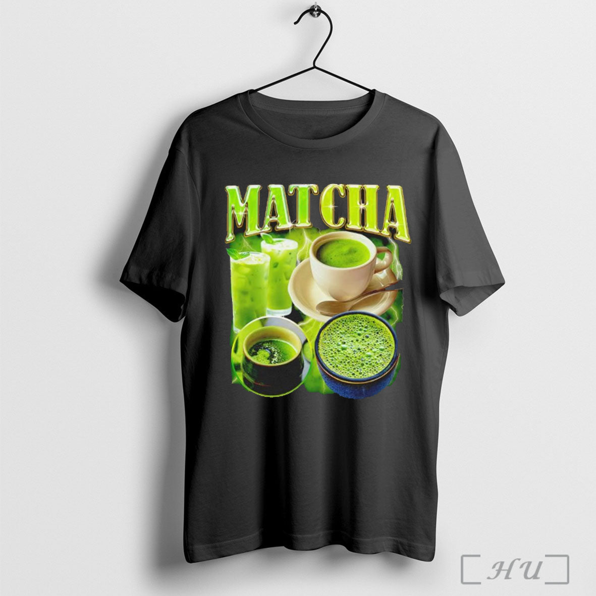Matcha Vintage Rap Lighting - Adult & Kids T-Shirts, Sweatshirts & Hoodies apparel design preview 1