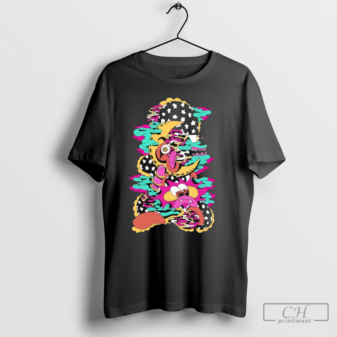 Matt Crabe Multiple Mooniacs - Adult & Kids T-Shirts, Sweatshirts & Hoodies apparel design preview 1