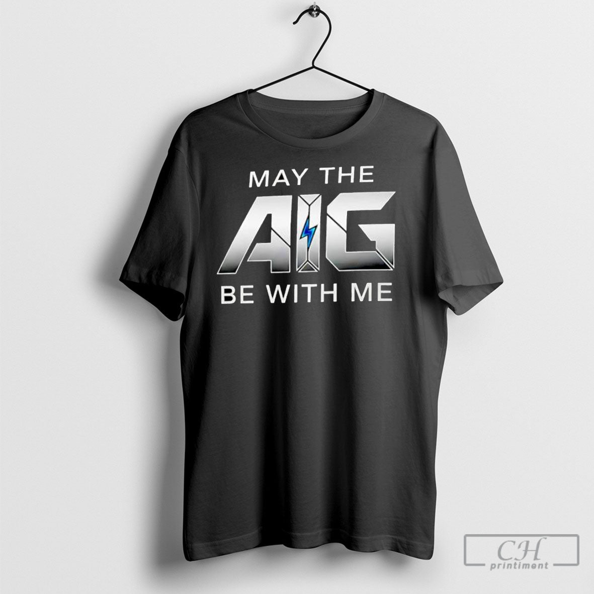 May The Agi Be With You Font - Adult & Kids T-Shirts, Sweatshirts & Hoodies apparel design preview 1