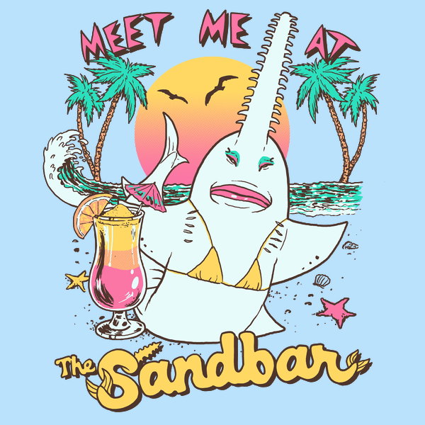 Meet Me At The Sandbar - Adult & Kids T-Shirts, Sweatshirts & Hoodies apparel design preview 1