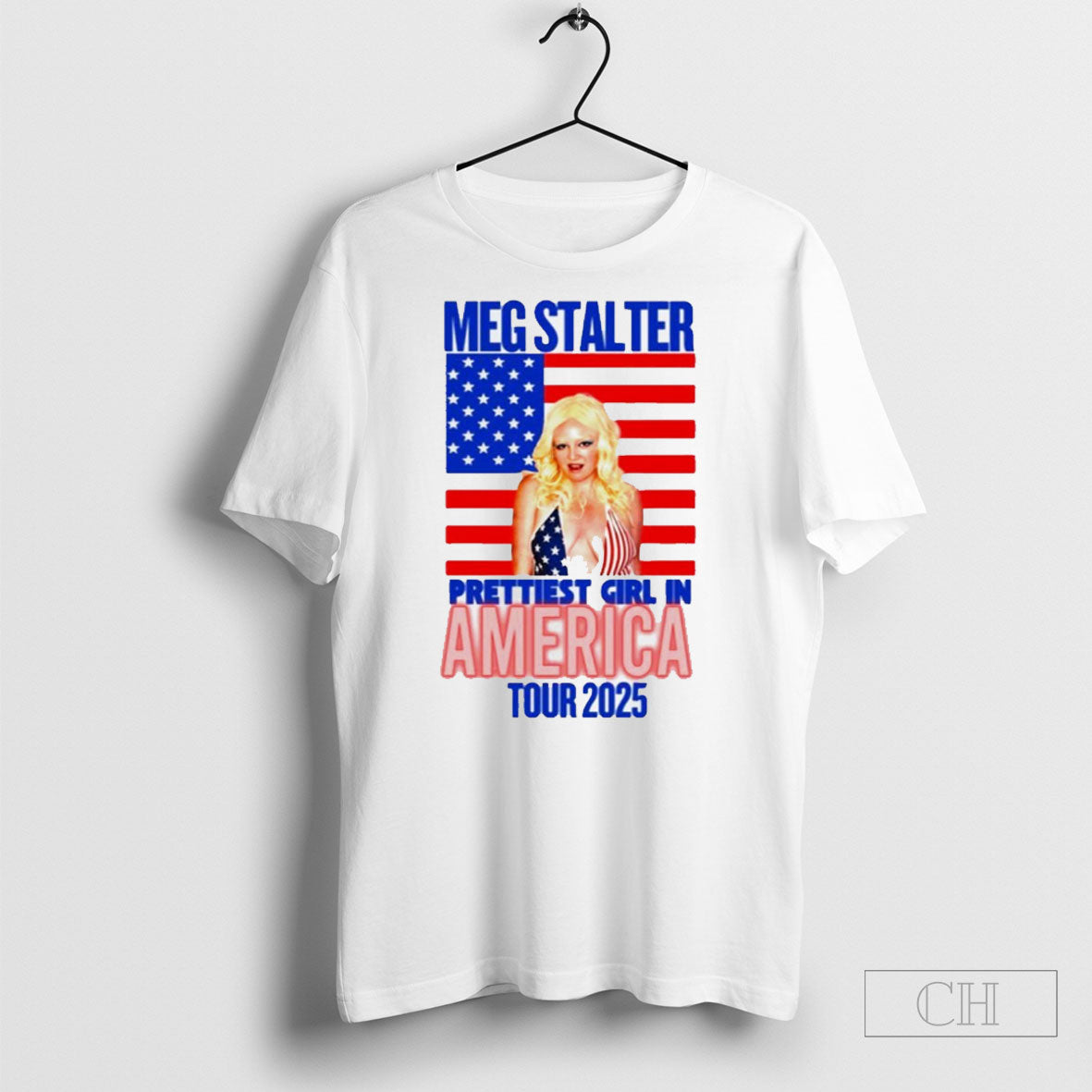 Meg Stalter Prettiest Girl In America Tour 2025 - Adult & Kids T-Shirts, Sweatshirts & Hoodies apparel design preview 1