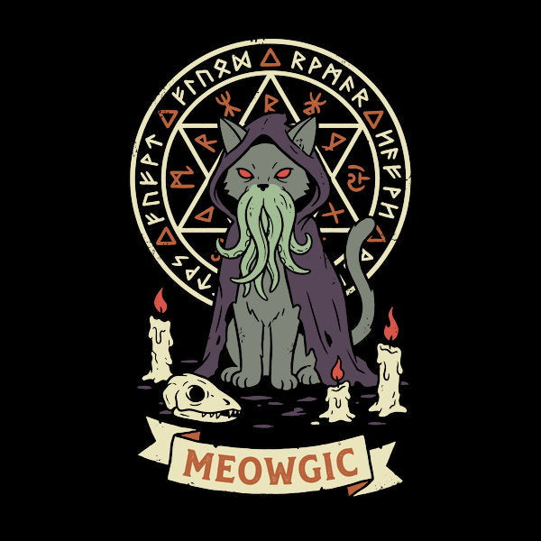 Meowgic 2 - Adult & Kids T-Shirts, Sweatshirts & Hoodies apparel design preview 1