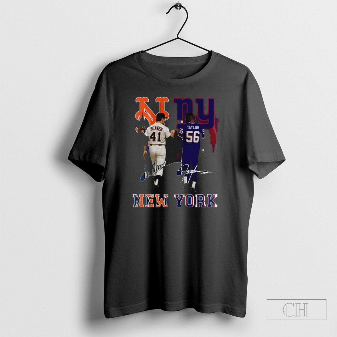 Mets Tom Seaver And Giants Lawrence Taylor - Adult & Kids T-Shirts, Sweatshirts & Hoodies apparel design preview 1