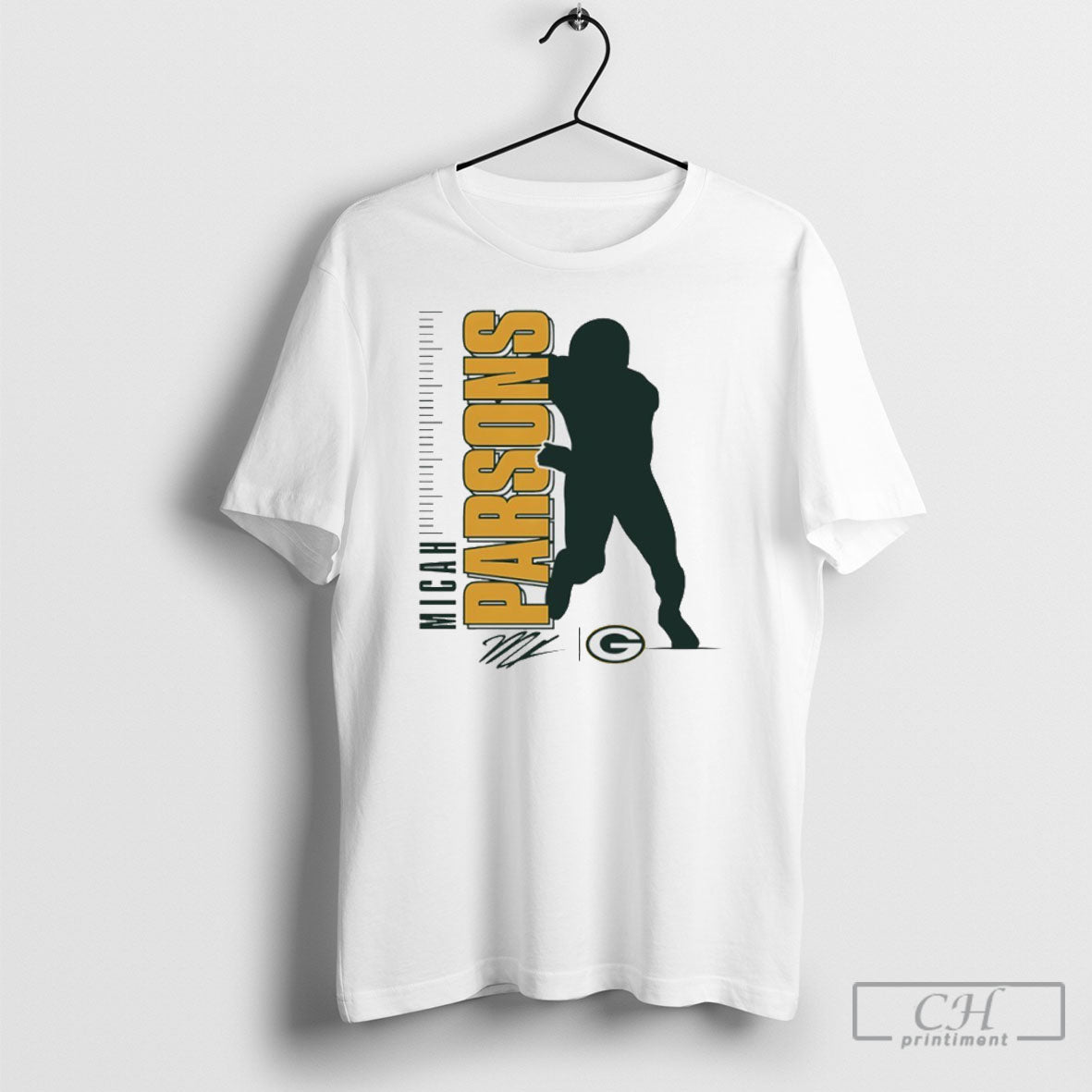 Micah Parsons Green Bay Packers Yards Player - Adult & Kids T-Shirts, Sweatshirts & Hoodies apparel design preview 1