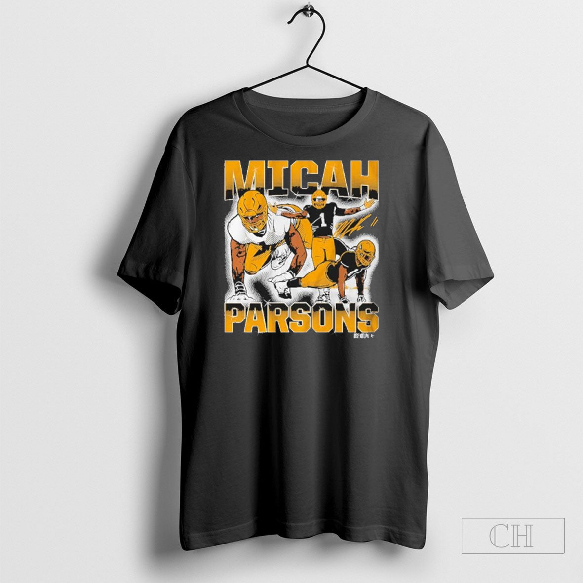 Micah Parsons Masterpiece Steelers - Adult & Kids T-Shirts, Sweatshirts & Hoodies apparel design preview 1