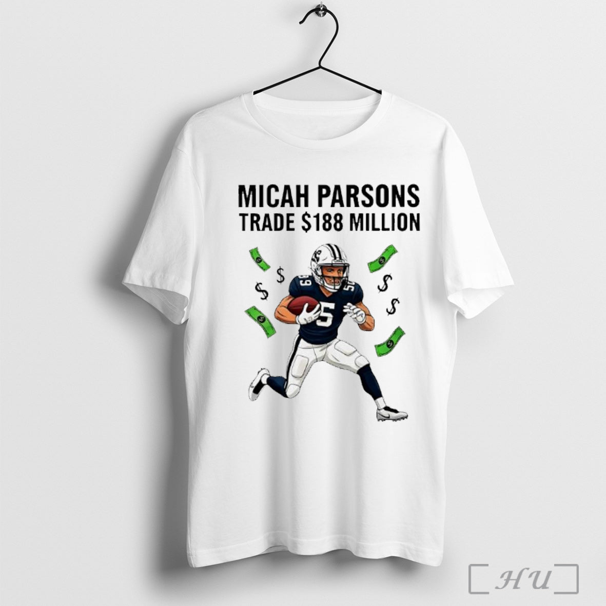Micah Parsons Trade 188 Million - Adult & Kids T-Shirts, Sweatshirts & Hoodies apparel design preview 1