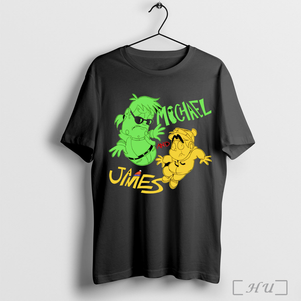 Michael And James Cartoon - Adult & Kids T-Shirts, Sweatshirts & Hoodies apparel design preview 1