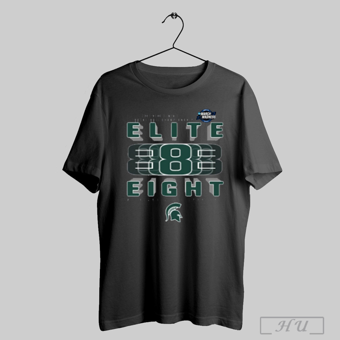 Michigan State Spartans Elite 8 Ncaa Mens Tournament - Adult & Kids T-Shirts, Sweatshirts & Hoodies apparel design preview 1