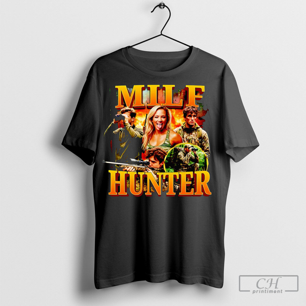 Milf Hunter Graphic Sweater - Adult & Kids T-Shirts, Sweatshirts & Hoodies apparel design preview 1