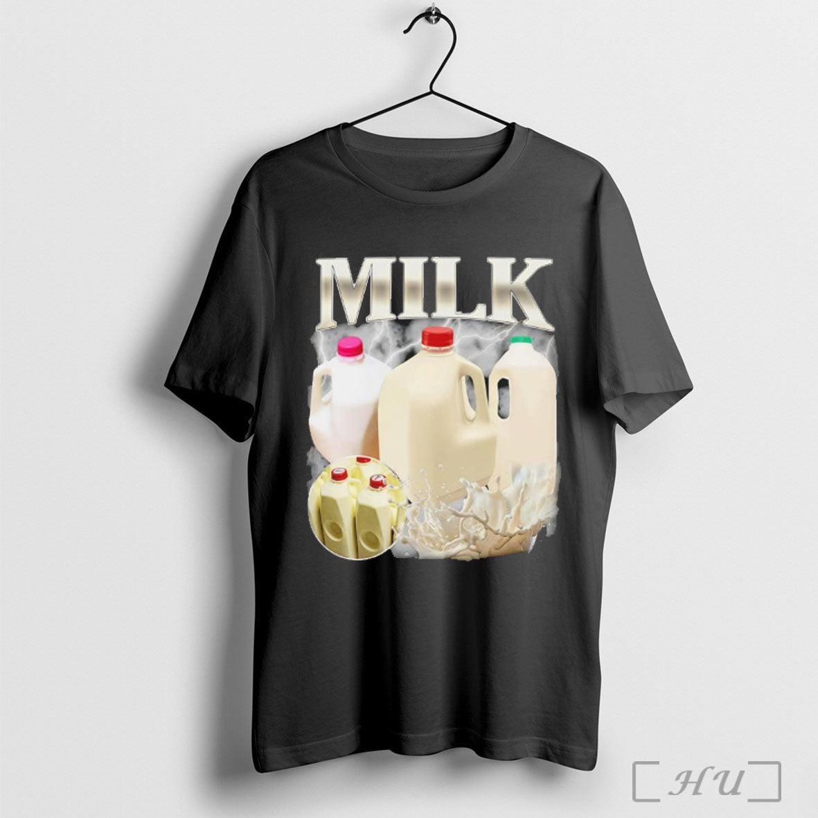 Milk Vintage Rap Lighting - Adult & Kids T-Shirts, Sweatshirts & Hoodies apparel design preview 1