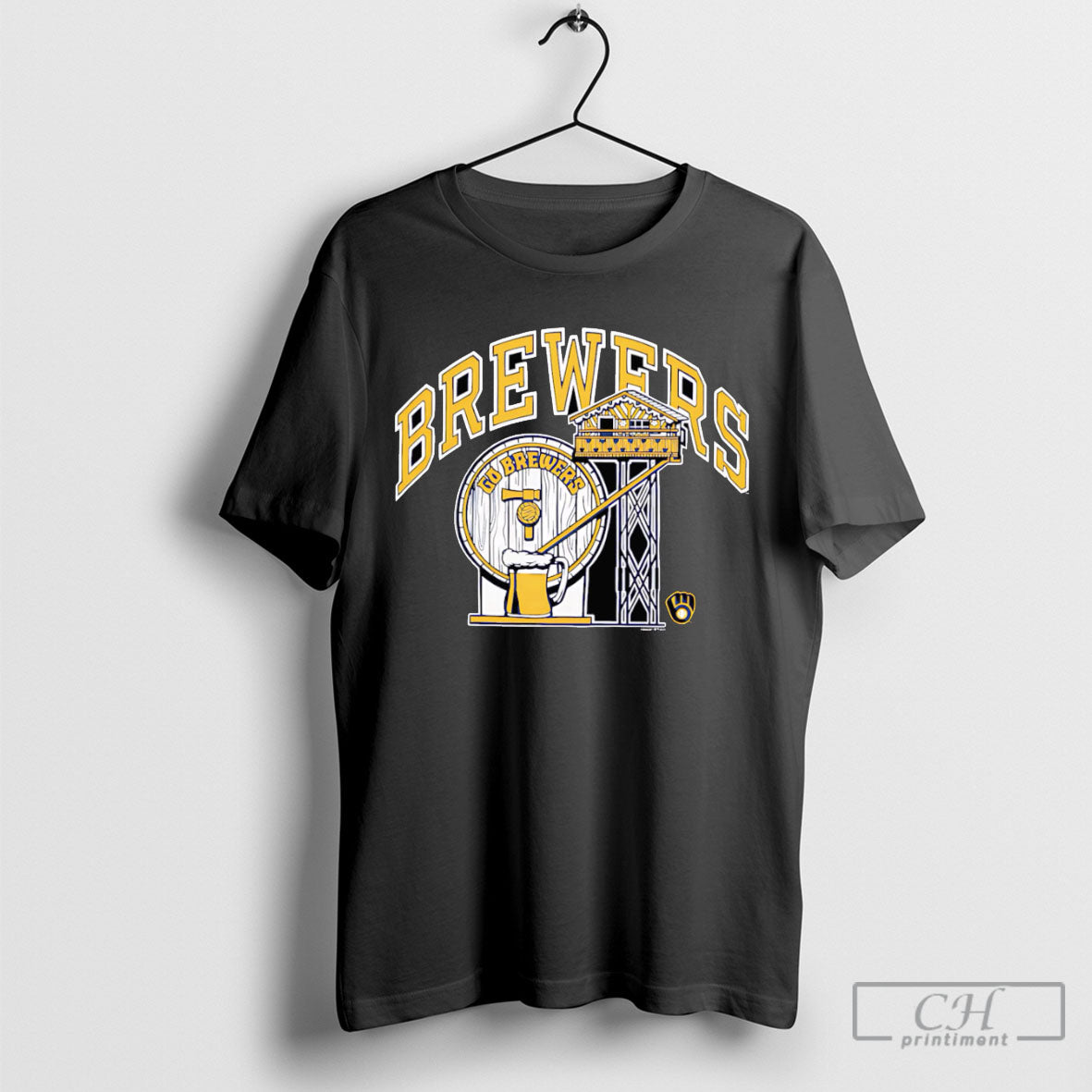 Milwaukee Brewers Hyper Local Refresh - Adult & Kids T-Shirts, Sweatshirts & Hoodies apparel design preview 1