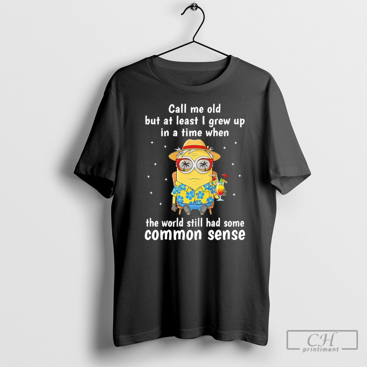 Minions Hawaii Call Me Old But At Least I Grew Up In - Adult & Kids T-Shirts, Sweatshirts & Hoodies apparel design preview 1