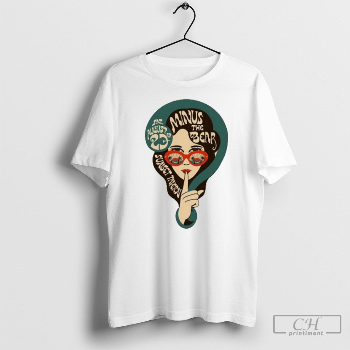 Minus The Bear At Spanish Ballroom On Aug 23 2025 - Adult & Kids T-Shirts, Sweatshirts & Hoodies apparel design preview 1