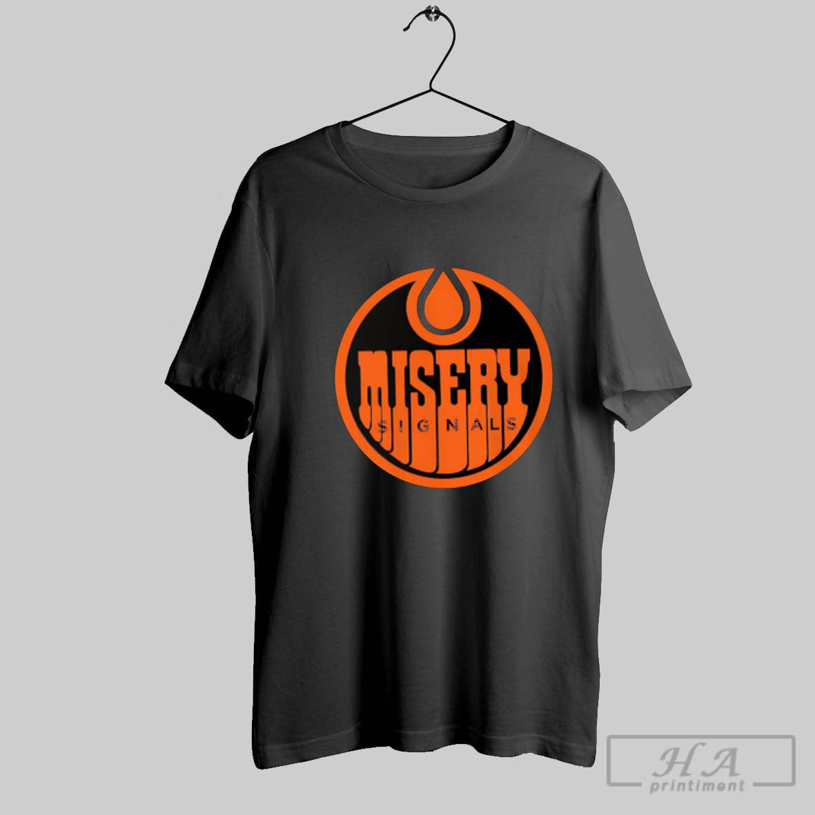 Misery Signals Oil - Adult & Kids T-Shirts, Sweatshirts & Hoodies apparel design preview 1