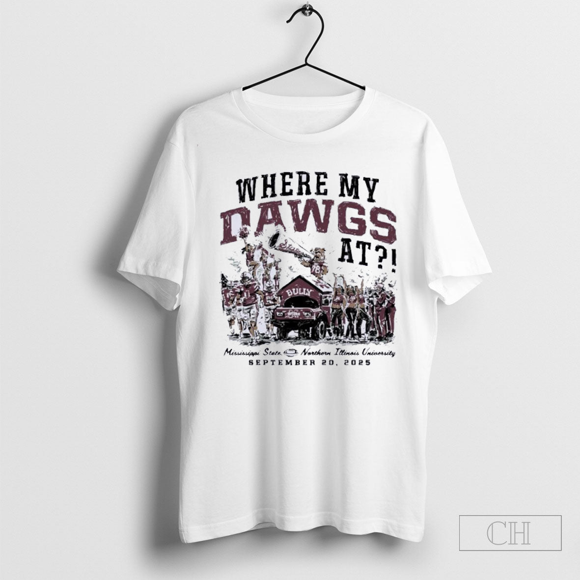 Mississippi State Bulldogs Vs Northern Illinois - Adult & Kids T-Shirts, Sweatshirts & Hoodies apparel design preview 1