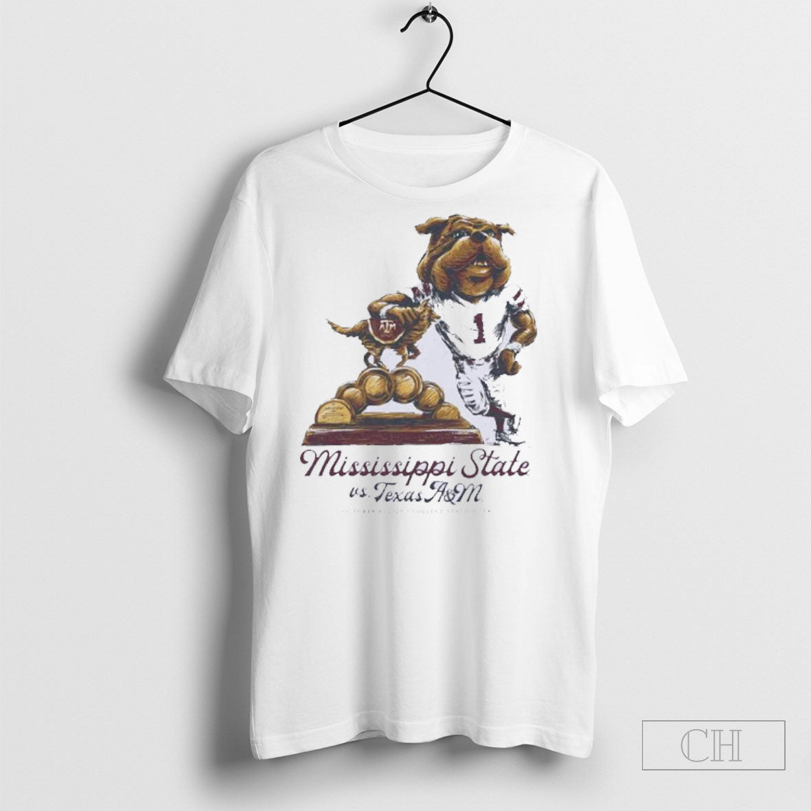 Mississippi State Bulldogs Vs Texas Am Aggies Game - Adult & Kids T-Shirts, Sweatshirts & Hoodies apparel design preview 1