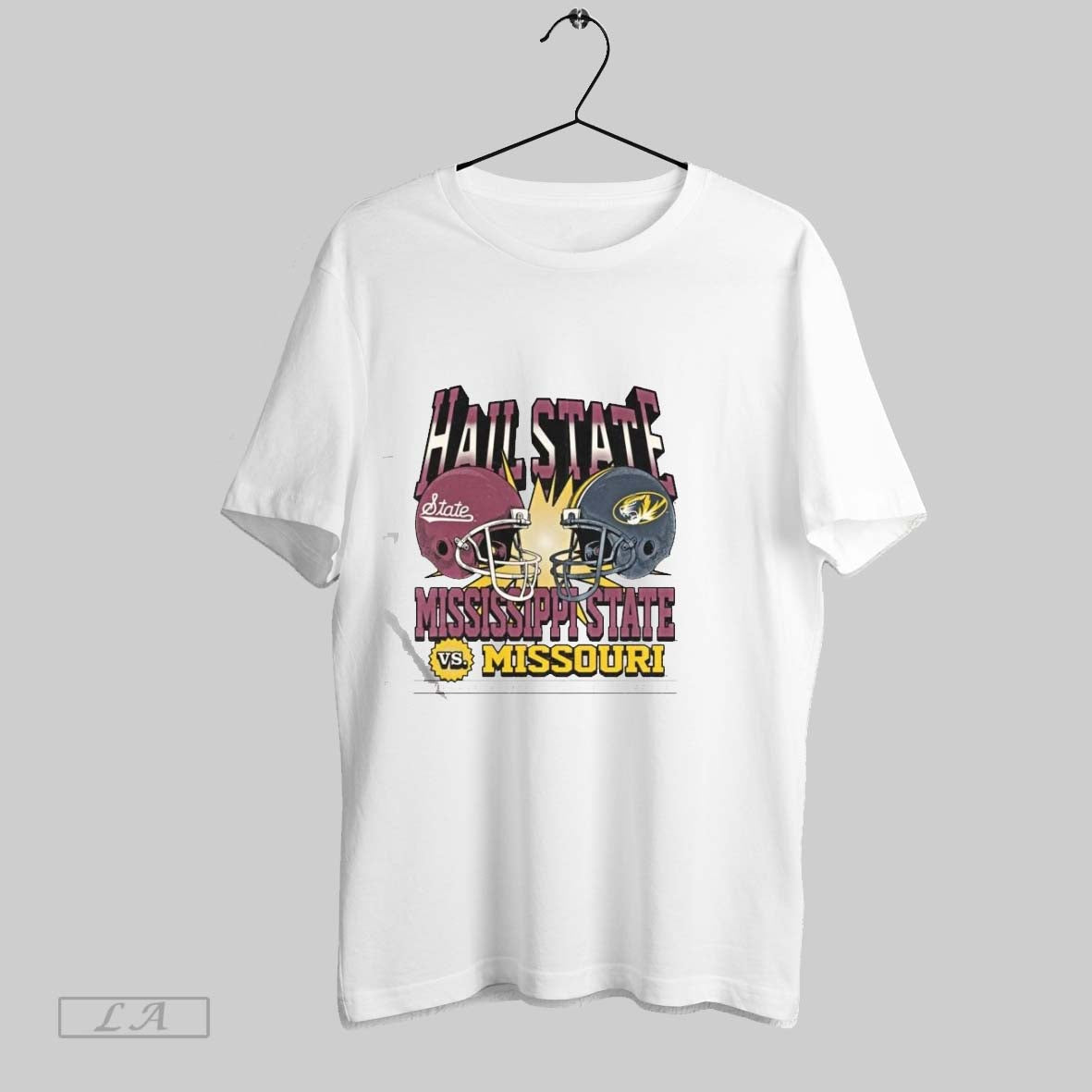 Mississippi State University Vs Missouri Hail - Adult & Kids T-Shirts, Sweatshirts & Hoodies apparel design preview 1
