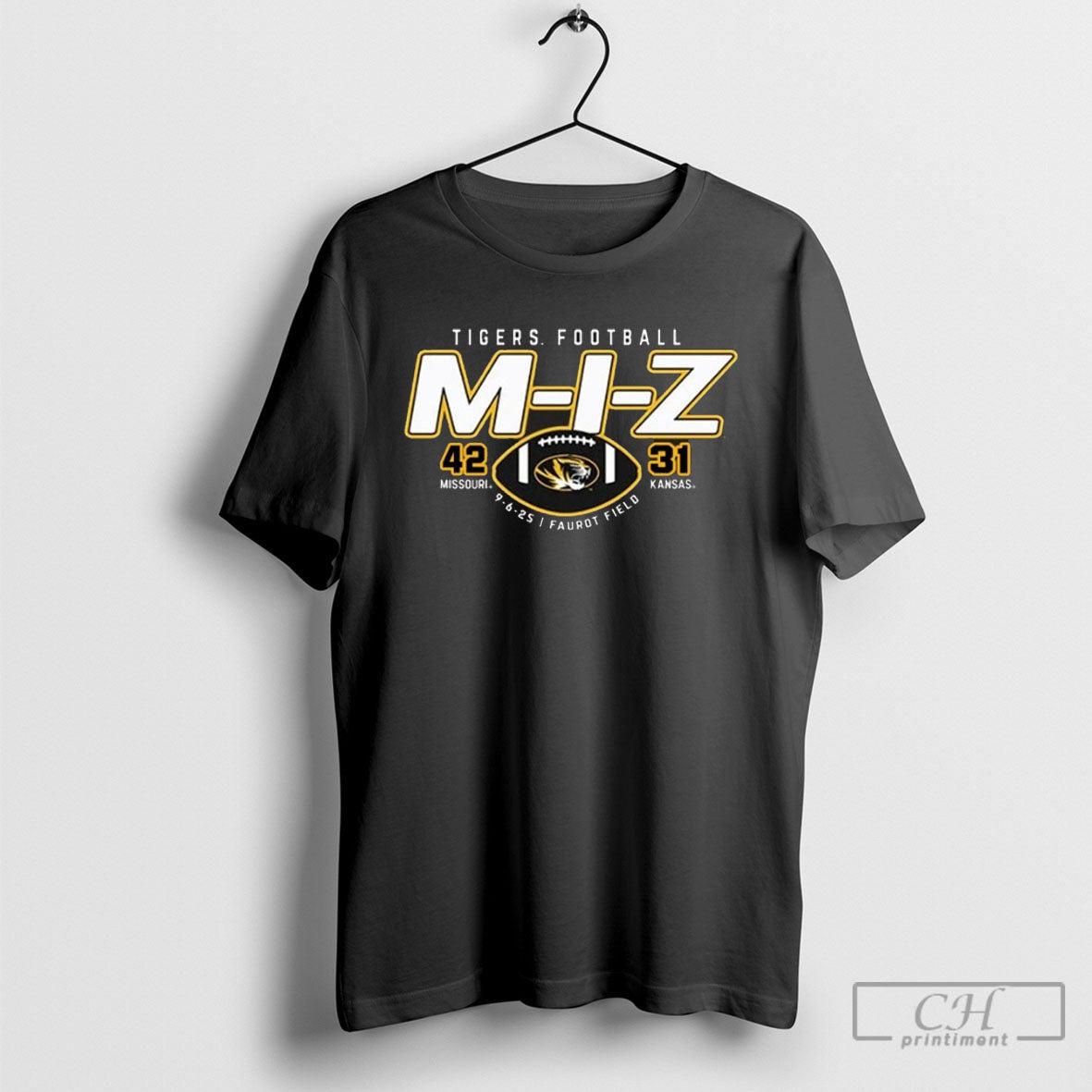 Missouri Tigers Beat Kansas Score 2025 - Adult & Kids T-Shirts, Sweatshirts & Hoodies apparel design preview 1
