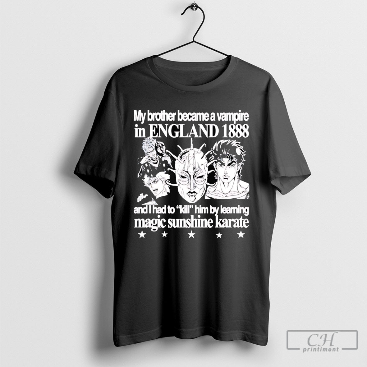 My Brother Became A Vampire In England 1888 - Adult & Kids T-Shirts, Sweatshirts & Hoodies apparel design preview 1