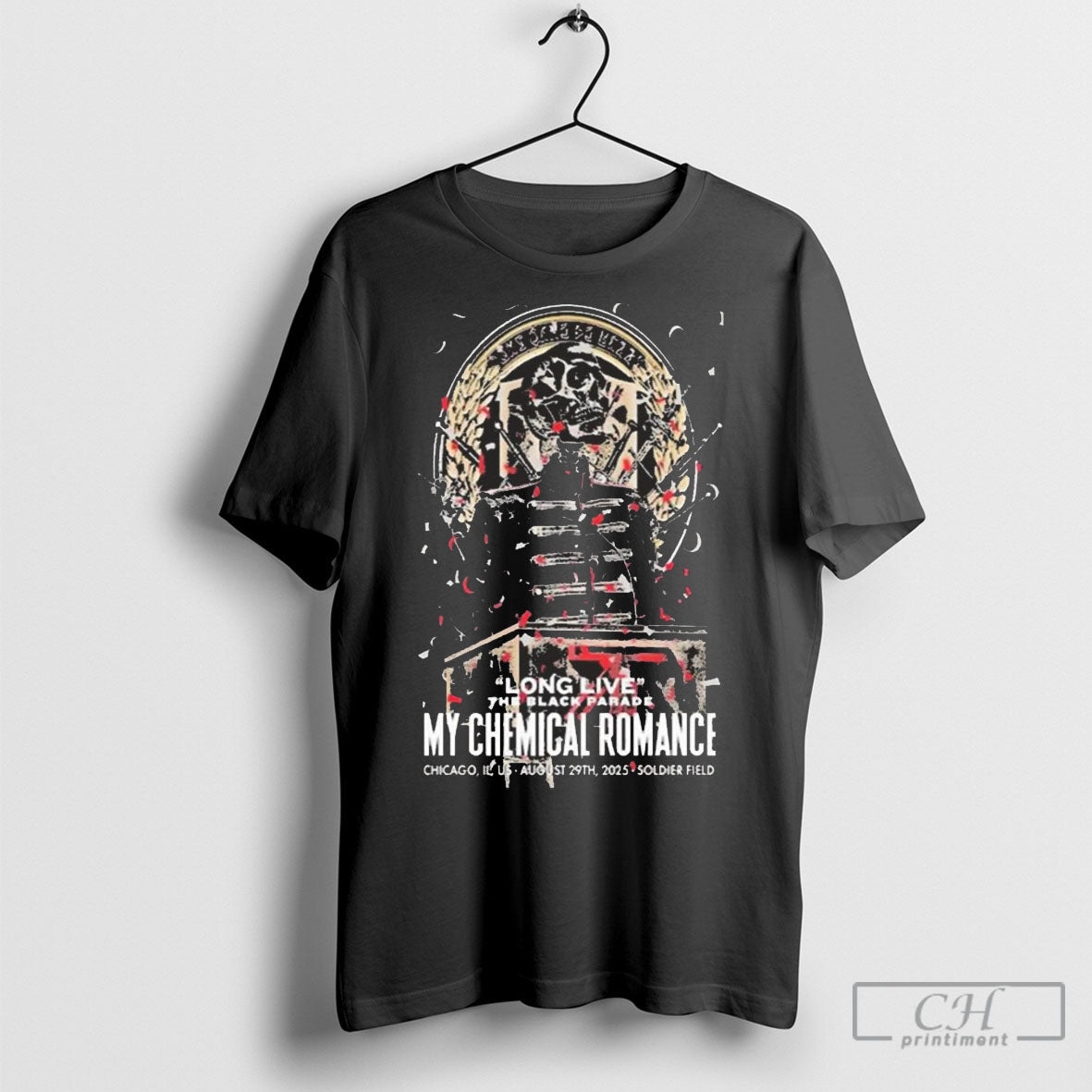 My Chemical Romance Chicago Il August 29 2025 Concert - Adult & Kids T-Shirts, Sweatshirts & Hoodies apparel design preview 1